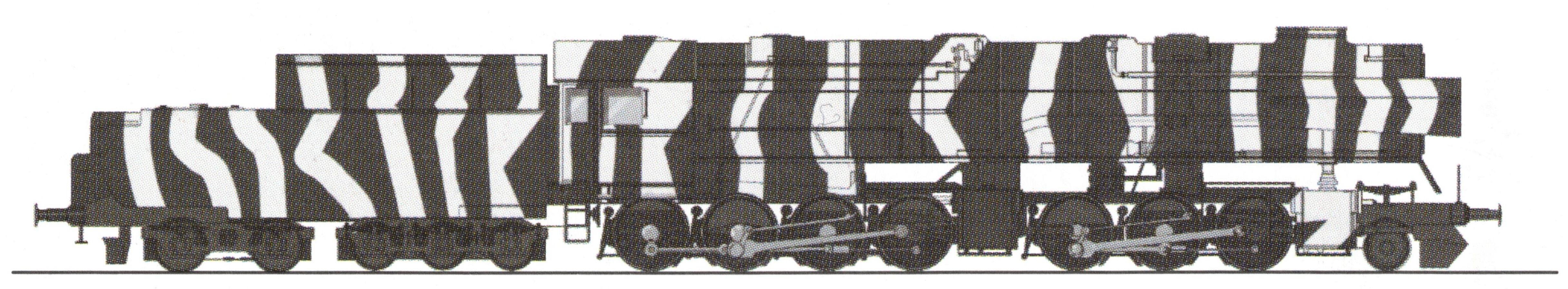 FINESCALE, 2x DRG Lampen, DRG Doppelverbundluftpumpe, Aufbau/Fahrwerk wintertarn, Scheibenvorlaufrad, 5-achsiger Wannentender