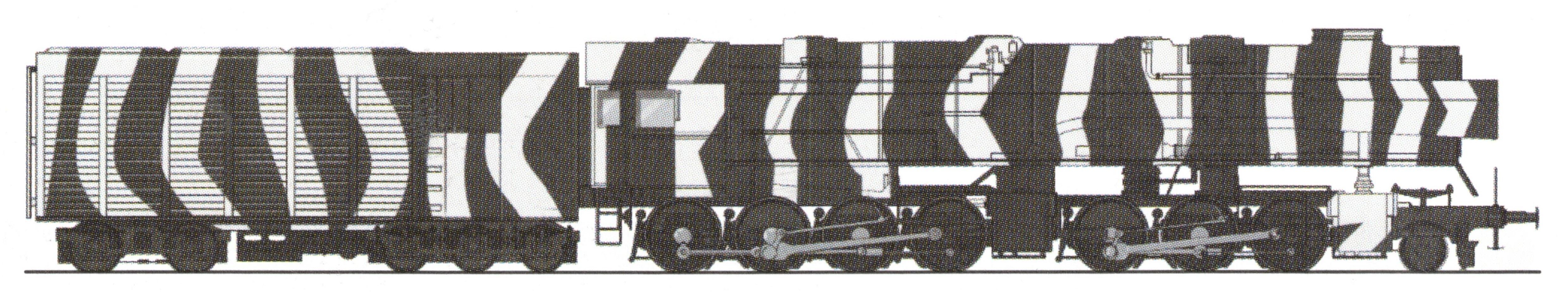 FINESCALE, 2x DRG Lampen, DRG Doppelverbundluftpumpe, Aufbau/Fahrwerk wintertarn, Scheibenvorlaufrad, 5-achsiger Kondenstender 3'2'T16