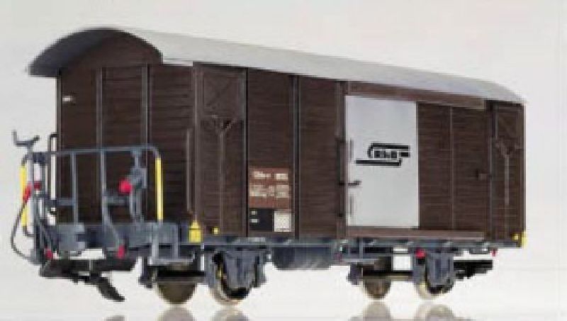 5052 Kiss - G�terwagen gedeckt Gbk-v braun - Spur 1