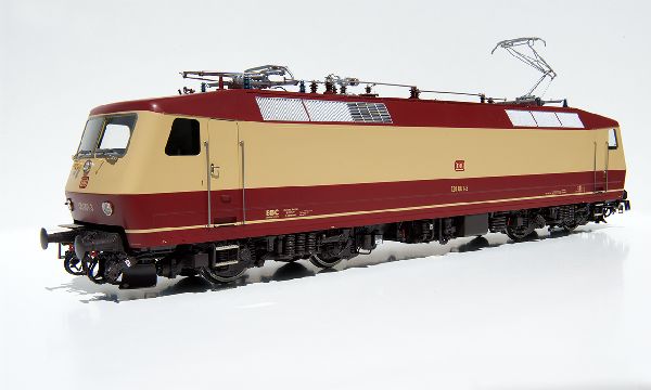 510070.1 Kiss - E-Lok 120 001-3 DB Vorserie IV beige/rot  Finescale - Spur 1
