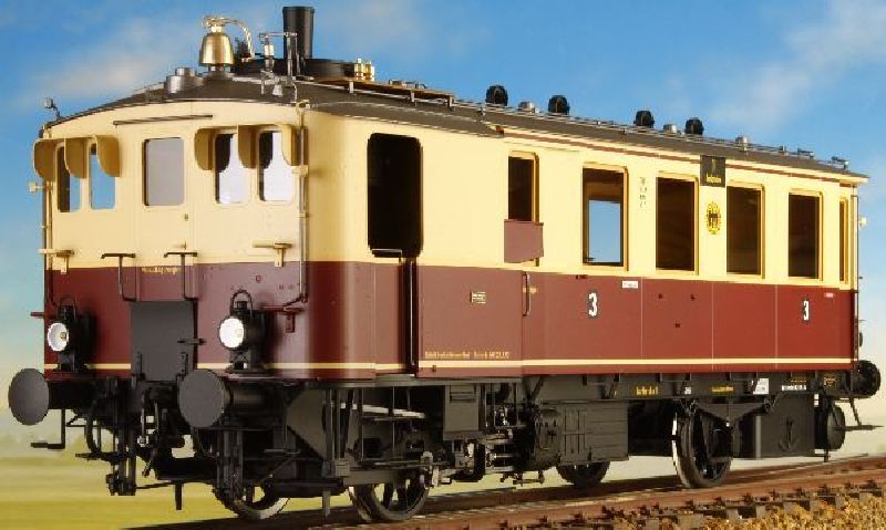 530003 Kiss - Dampftriebwagen Kittel DT1weinrot/ beige - Spur 1