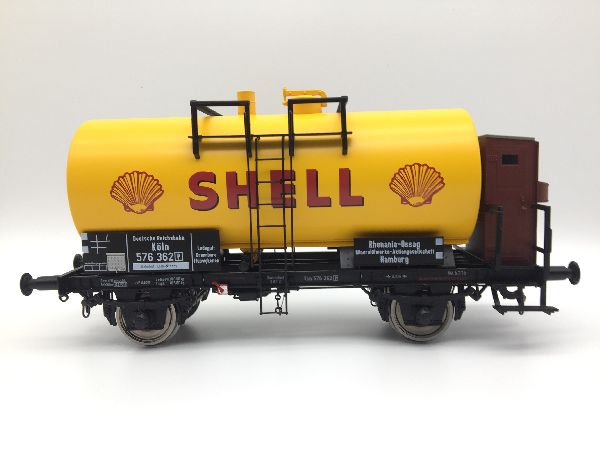 560901 Kiss - Kesselwagen Shell DRG Ep.II  gelb + BH - Spur 1