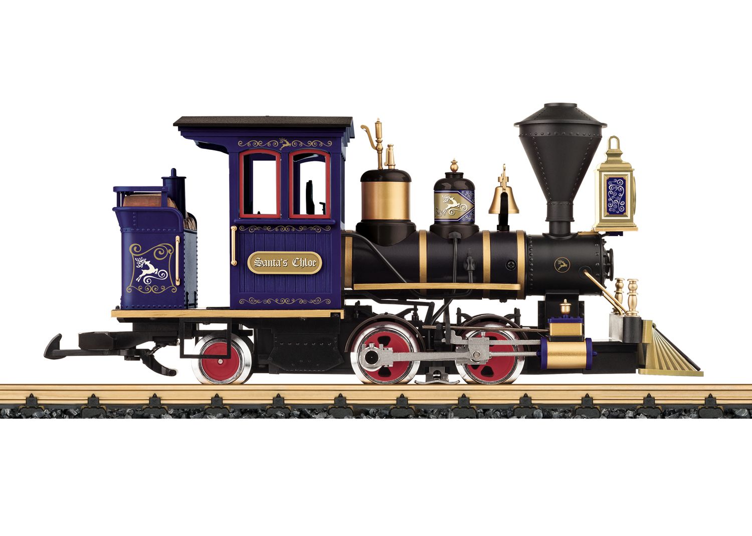 23132 LGB - US-Weihnachtslok CHLOE DC-analog - Spur 2m