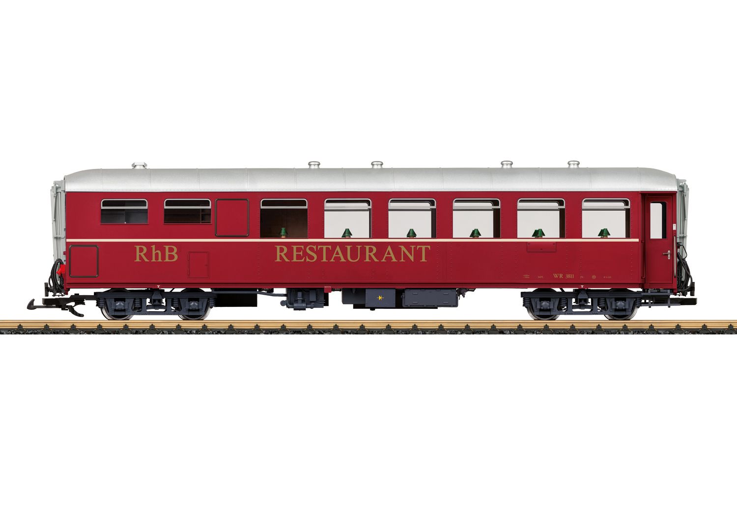 31528 LGB - RhB Speisewagen Restaurant WR - Spur 2m