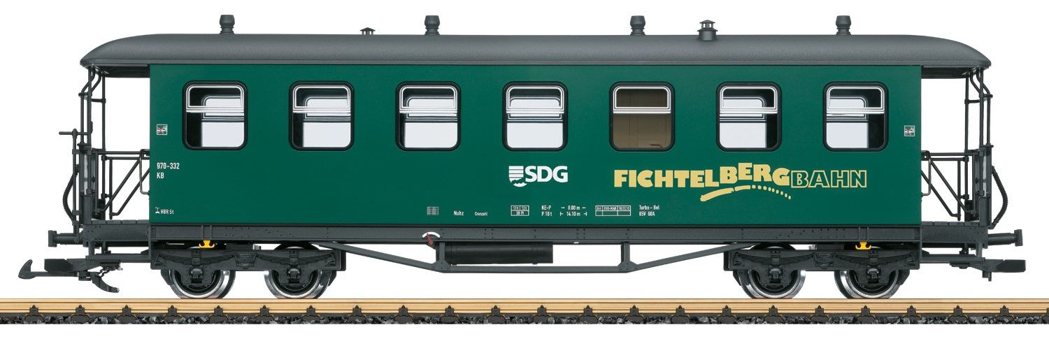 36370 LGB - Personenwagen SDG Fichtelbergbahn - Spur 2m