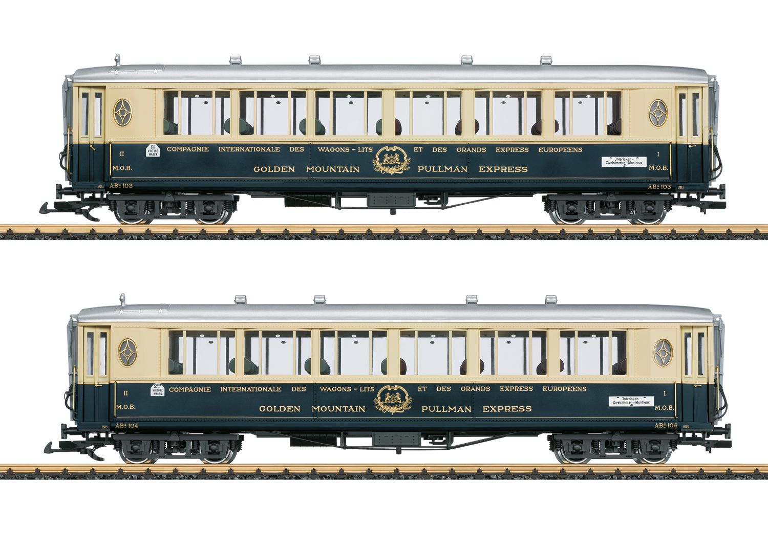 36660 LGB - Salonwagen-Set Golden Pass MO - Spur 2m