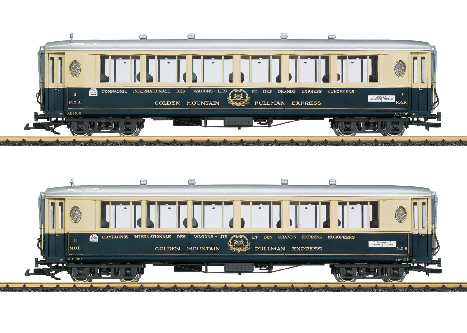 36661 LGB - Salonwagen-Set Golden Pass MO - Spur 2m