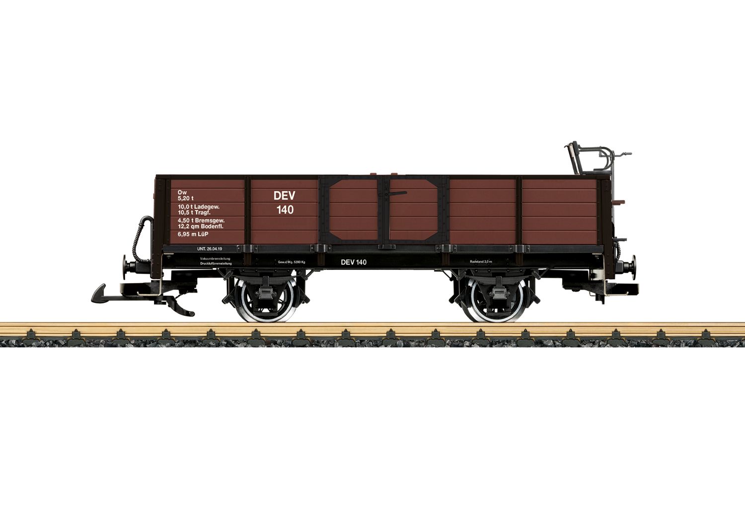 41036 LGB - Off. G�terwagen DEV - Spur 2m