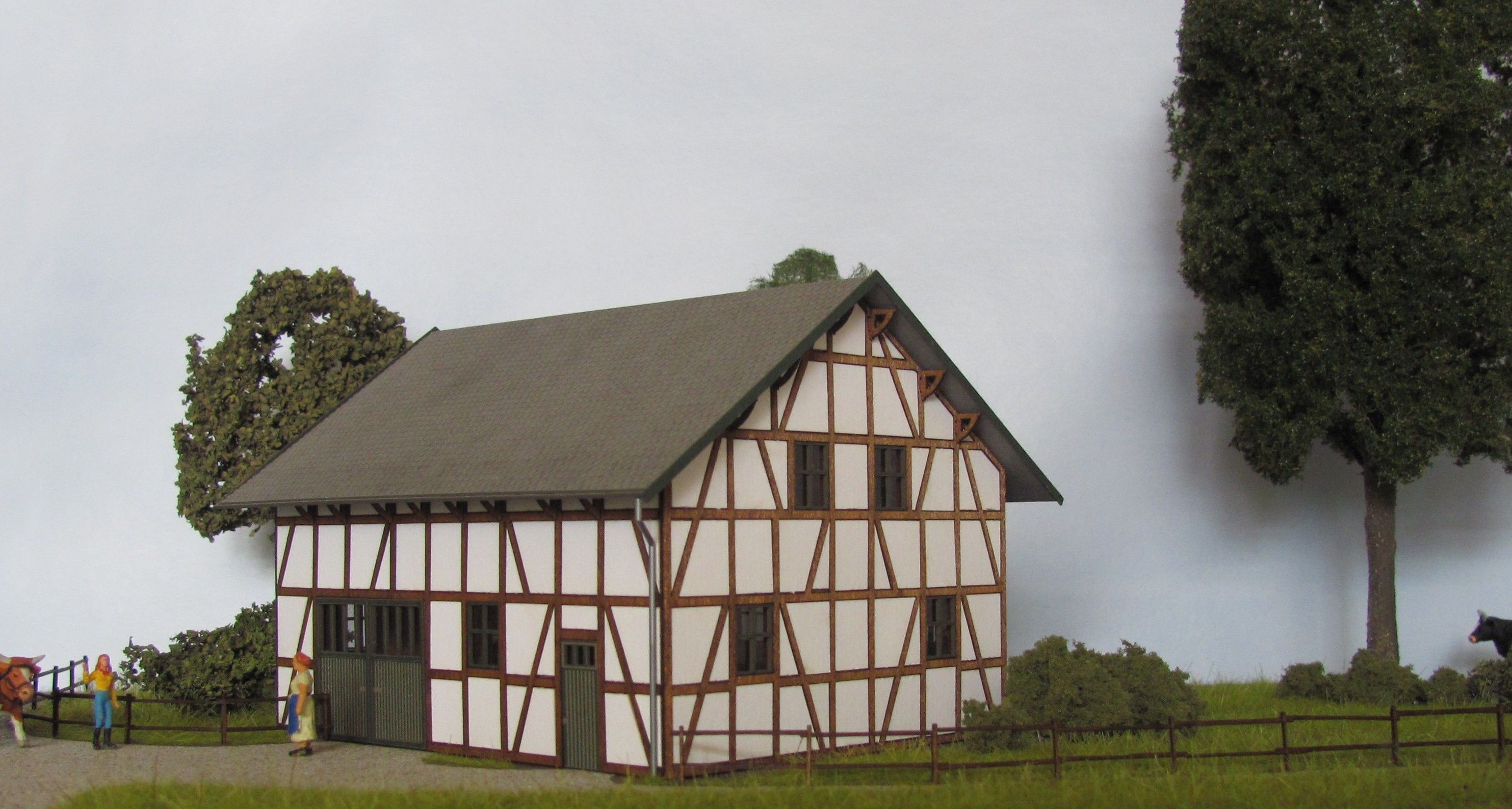 H501 Laffont - Fachwerk-Bauernhaus - Spur H0