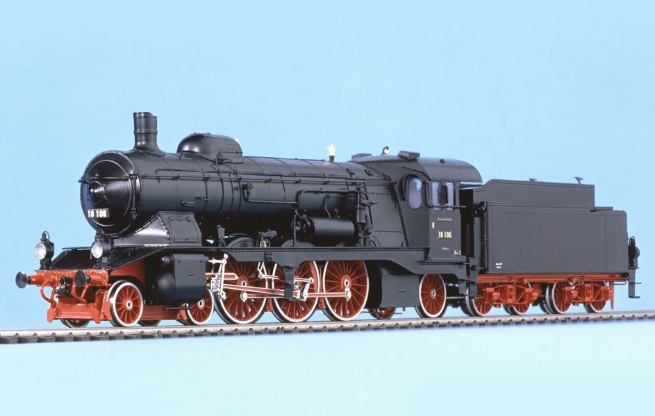 BR 18 106 der DRG in OVP Messing Handarbeitsmodell