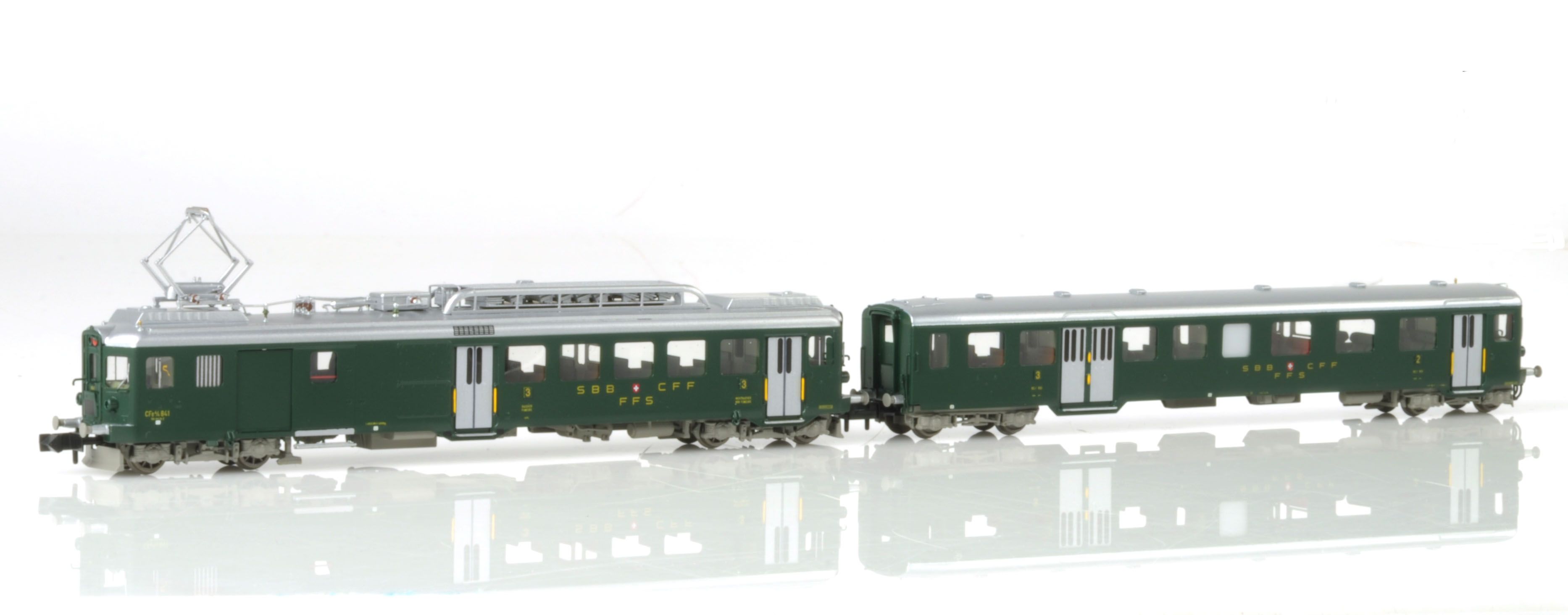 Ablieferungszustand, mit Steuerwagen BCt4ü 951 Ep. IIIa