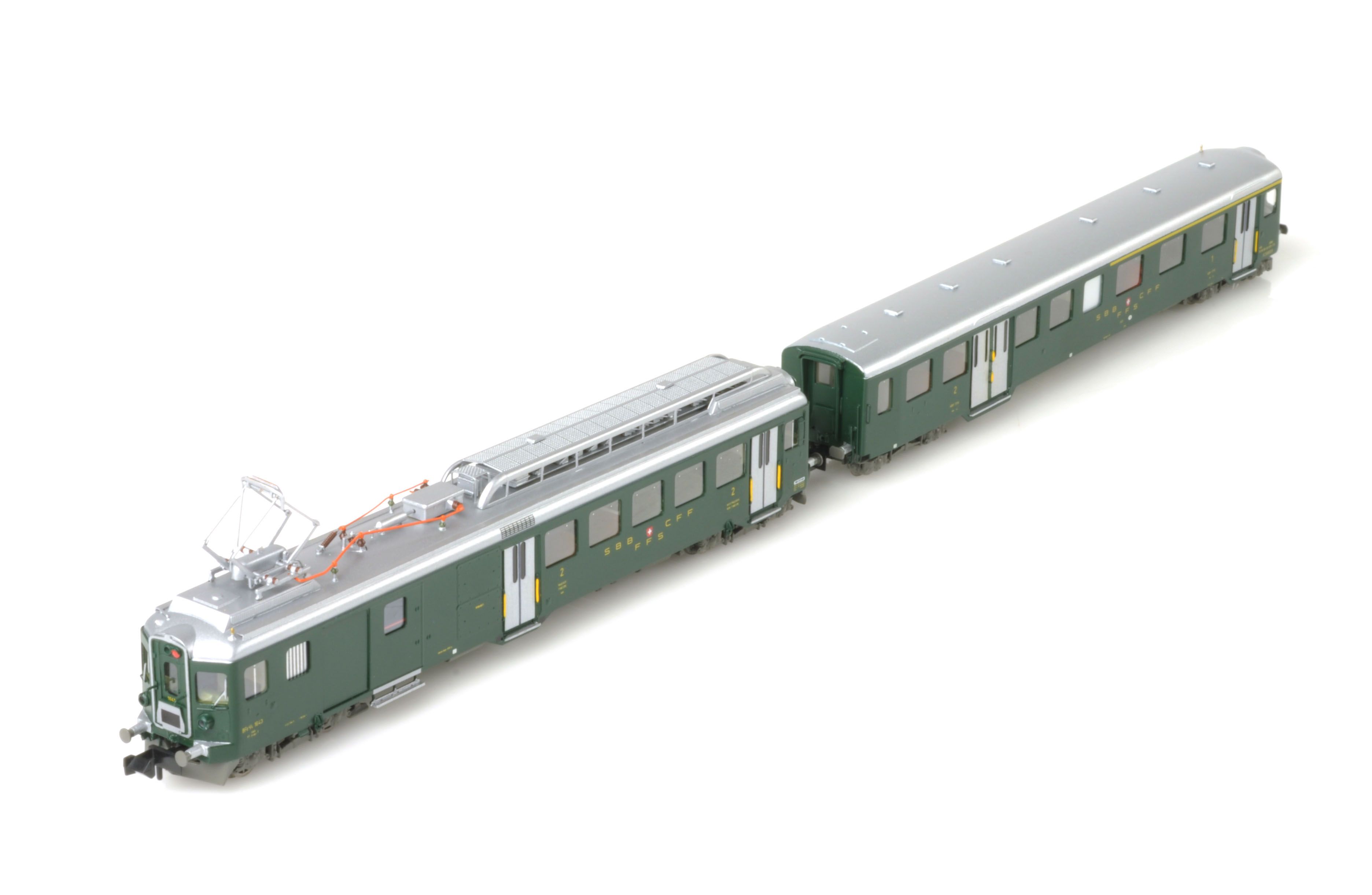 mit Steuerwagen ABt4 1715, Grün