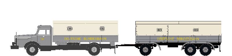 LC3313 Lemke - Krupp Titan H�ngerzug DB - 1:160