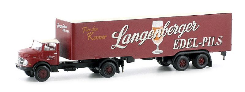 LC3464 Lemke - MB L322 Sattelzug Langenberger Pils - 1:160