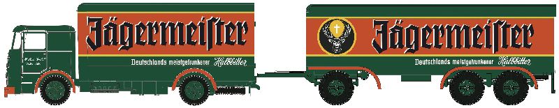 LC3617 Lemke - B�ssing LU11-16 H�ngerzug J�germeister - 1:160