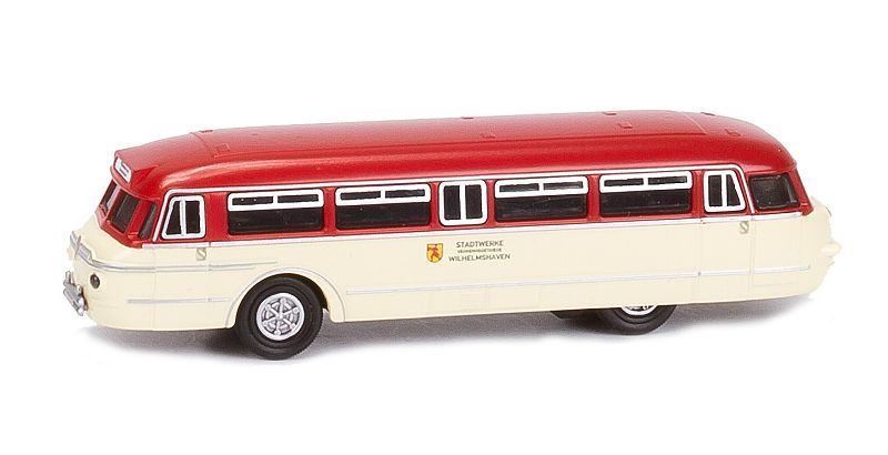 LC3704 Lemke - NWF Bus verkehrsrot Wilhelmshaven - 1:160