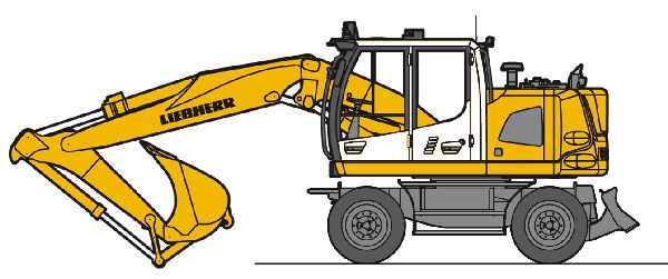 LC4251 Lemke - Liebherr Compact Bagger m. B - Spur N