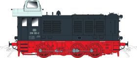 LIM. MEG SHOP! Diesellok BR236 120-2, DB, Epoche 4 mit Kanzel, BD München Bw München Hbf