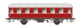LIM. MEG SHOP! Einheitsnebenbahnwagen Civ-34, 2. Klasse, DB, Epoche 3. Betr. Nr. 85 773 Reg, RAL 3004 purpurrot