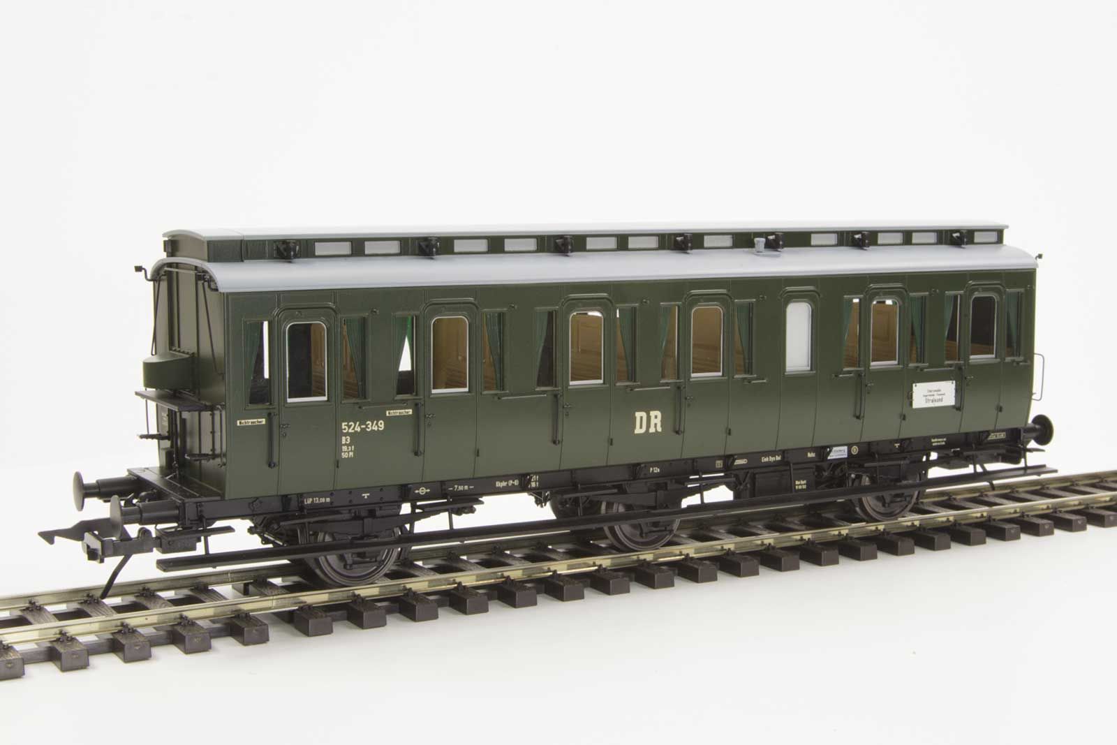 41173-02 Lenz - Preu�. Abteilw. Bauart C3 o. BH DR 524 349 - Spur 0