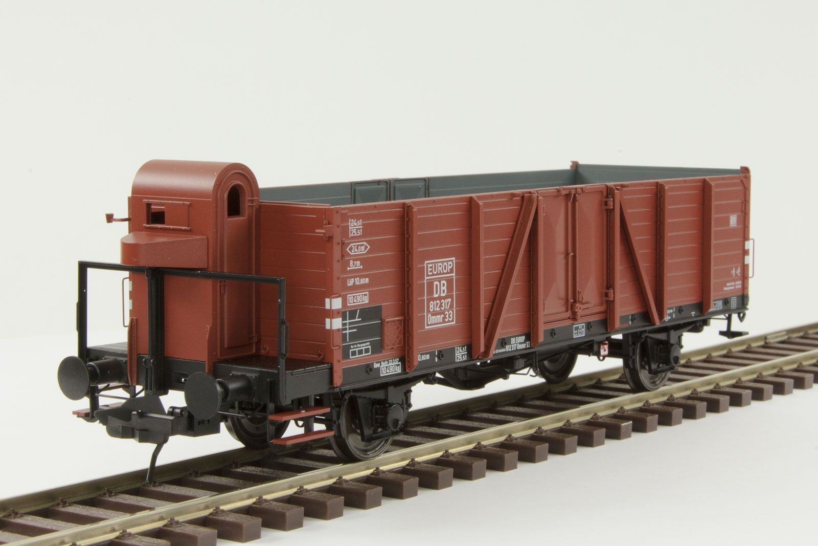 Hochbordwagen Omm 32 Villach DB III 812 317 Bremserhaus