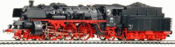 Schnellzuglokomotive mit Schlepptender, mit silberne Kesselringe