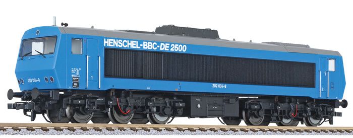 Liliput 132052 - Diesellok DE2500 202 004-8 6-achsig DB blau Ep.IV - Spur H0