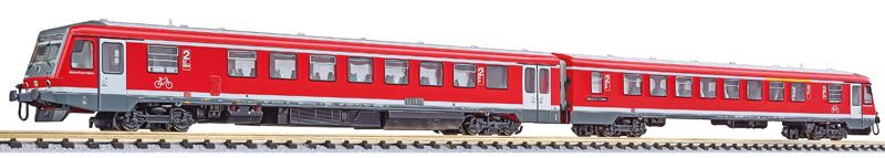 Dieseltriebwagen, BR 628.4/928.4, "Mühldorf", DB AG, Epoche V, rot, DC-analog mit Next18-Schnittstelle