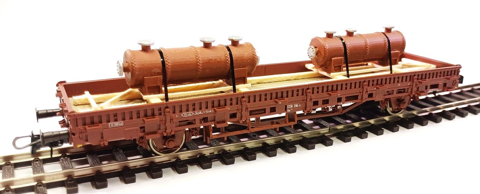 2405 Loewe - Ladegut kleine Stahlkessel, 1 - Spur H0