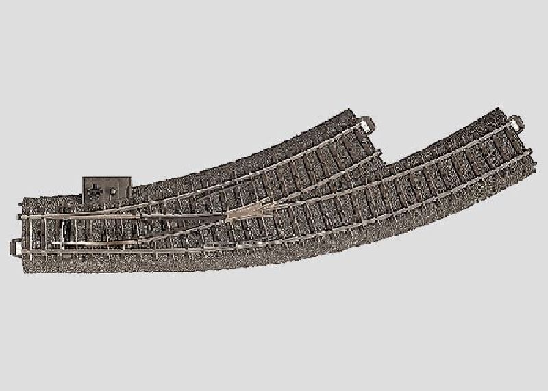 24671 Maerklin - C-Gleis Bogenweiche links r360 mm - Spur H0