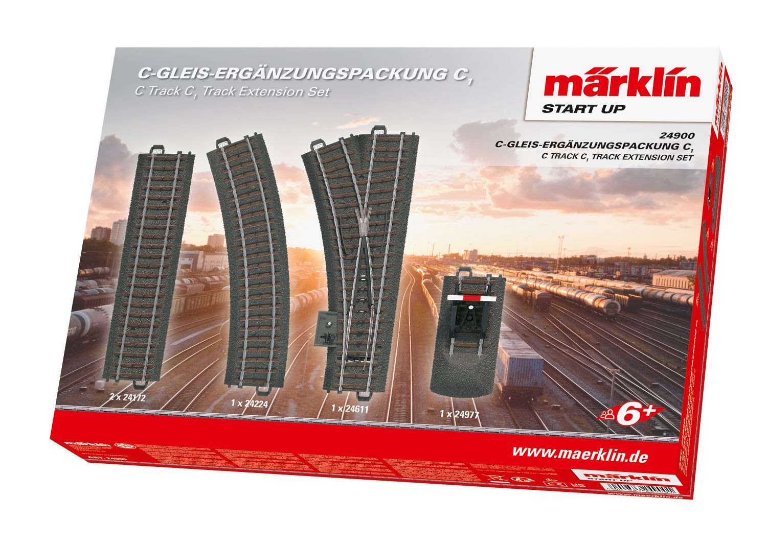 24900 Maerklin - C-Gleis Erg�nzungspackung C1 - Spur H0