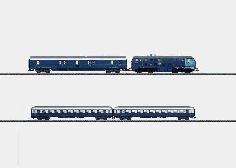 Digital Zugpackung  " König Ludwig " BR 216 DB mit 3 Personenwagen
