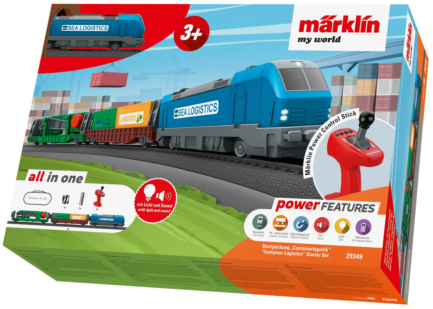 29349 Maerklin - Startset Containerlogistik - Spur H0