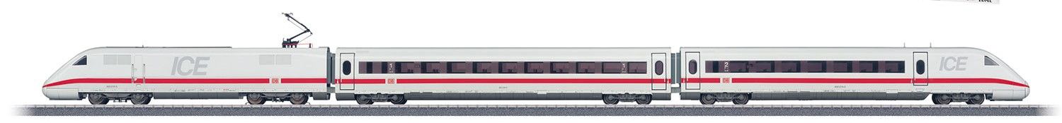 ohne Gleise, ohne Mobilestation! ohne OVP - in Styroporeinsatz! 3-teiliger ICE 2 Baureihe 402 der DB AG in Ep.V, mfx Sound