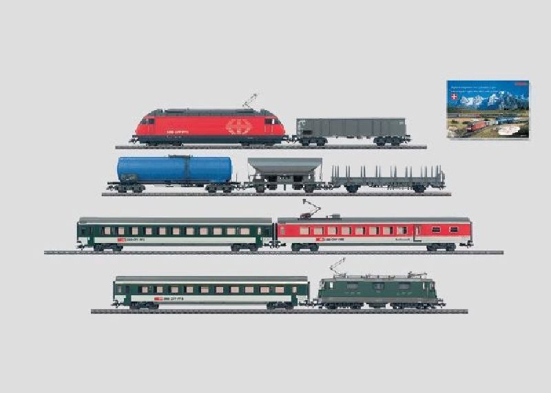 Set nur 2  Loks  +  7 Wagen  Neuwertig