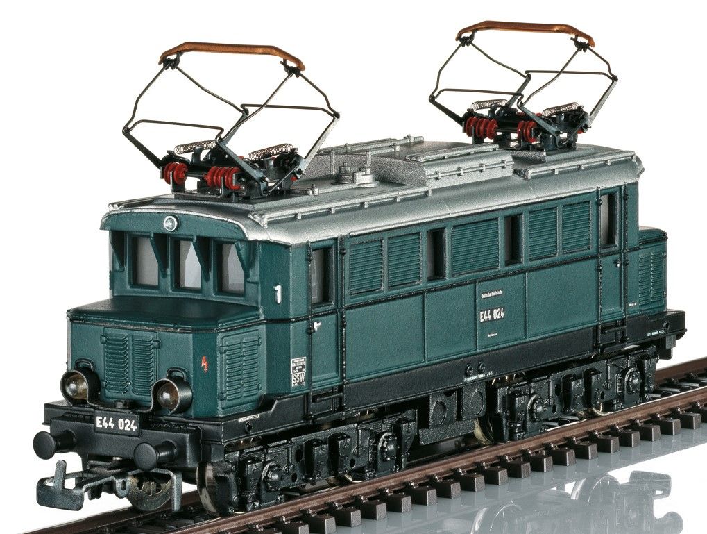 30111 Maerklin - E-Lok E 44 024 DRG II blaugrau mfx Replika MHI2024 - Spur H0