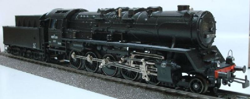 mit OVO + Beschreibung, BR 150 Z der SNCF, Kunststoff-Gehäuse mit Guss-Kessel, Aufschrift Betriebsnr. 150 Z 2217,
