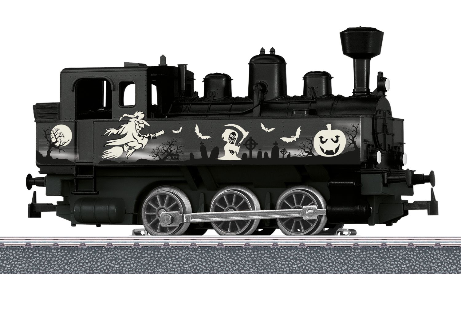 Start up Dampflok Halloween 2 Glow in the Dark mfx-Decoder