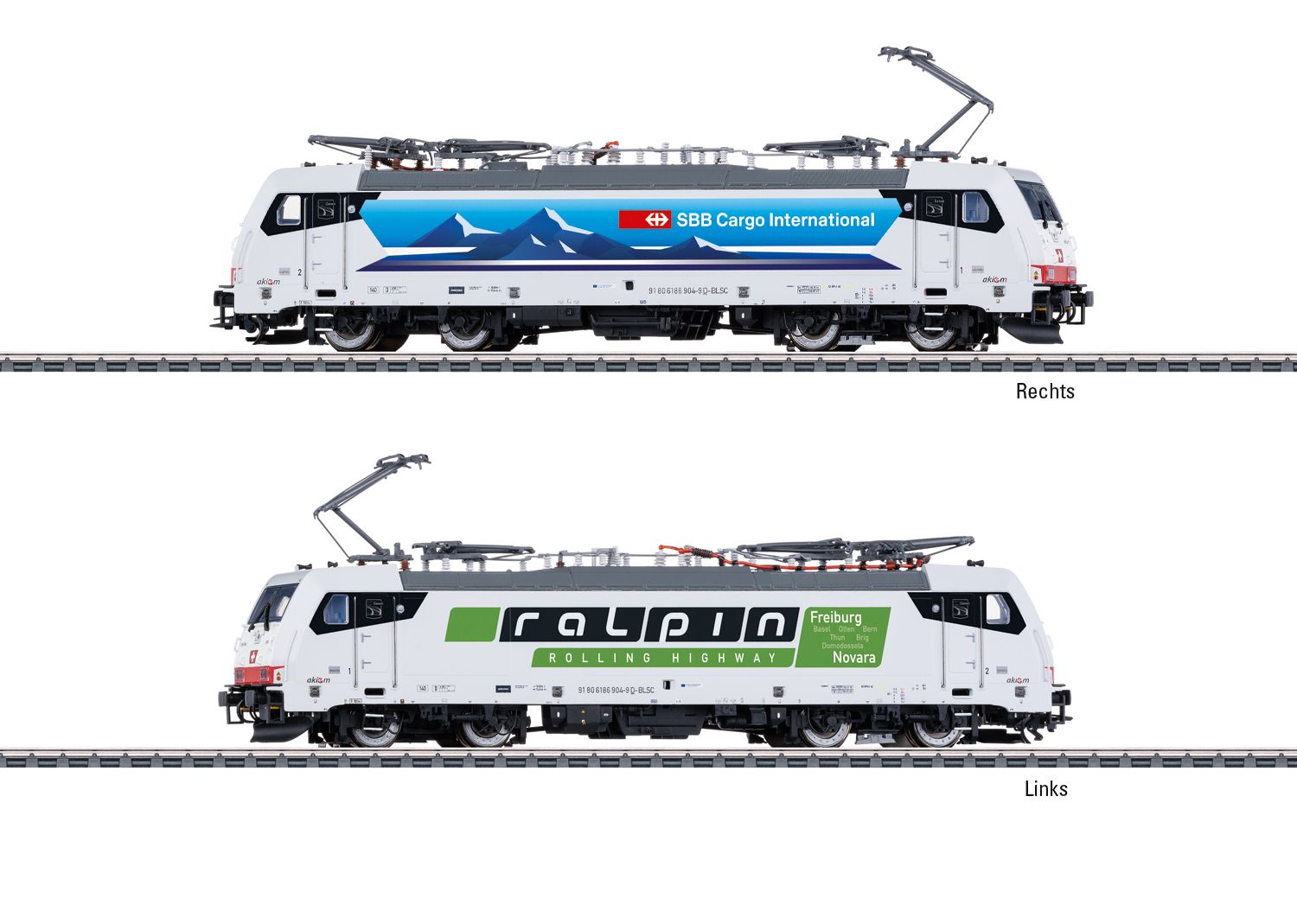38801 Maerklin - E-Lok BR 186 SBB - Spur H0