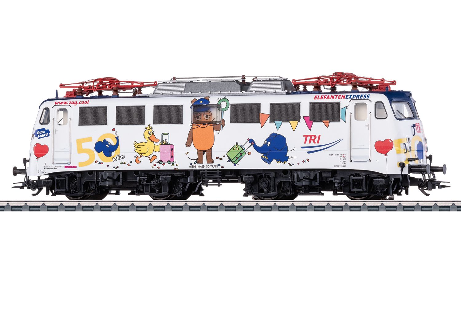 39111 Maerklin - E-Lok BR 110 469-4 Elefantenexpress mfx-Sound LIM. - Spur H0
