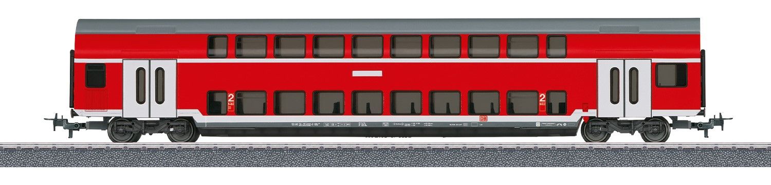 40401 Maerklin - Doppelstockwagen RE 2.Kl. - Spur H0