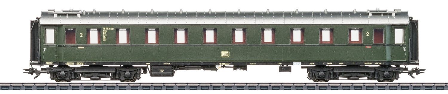 42521 Maerklin - Schnellzugwagen 2. Kl. DB - Spur H0