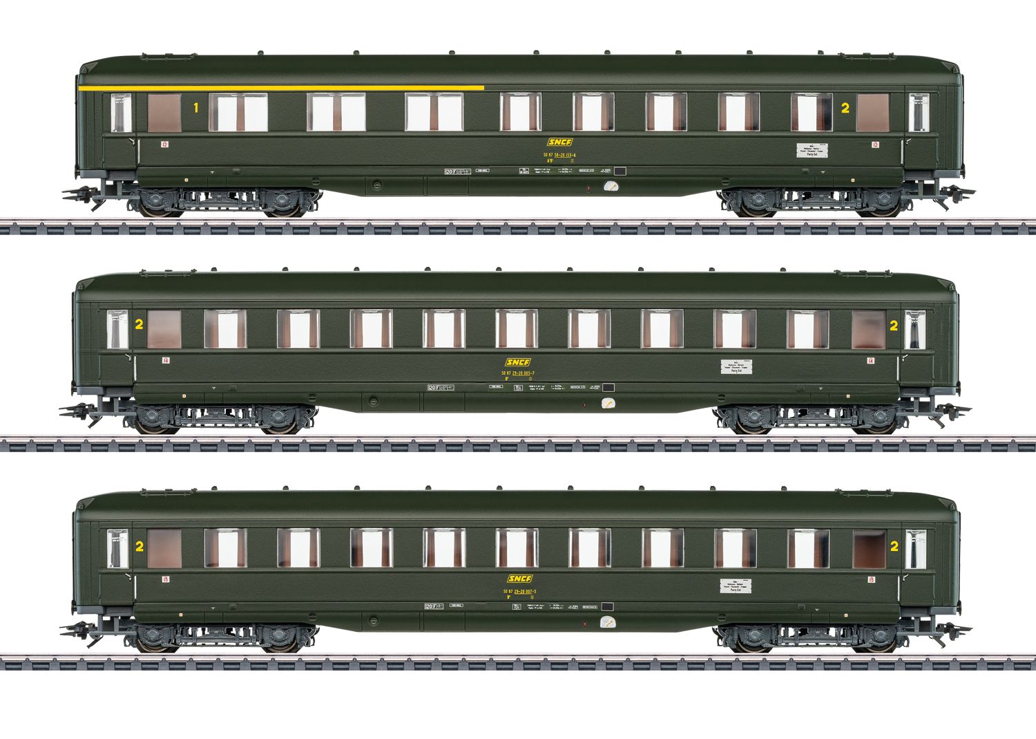 43230 Maerklin - Personenwagen-Set SNCF IV 3-tlg - Spur H0