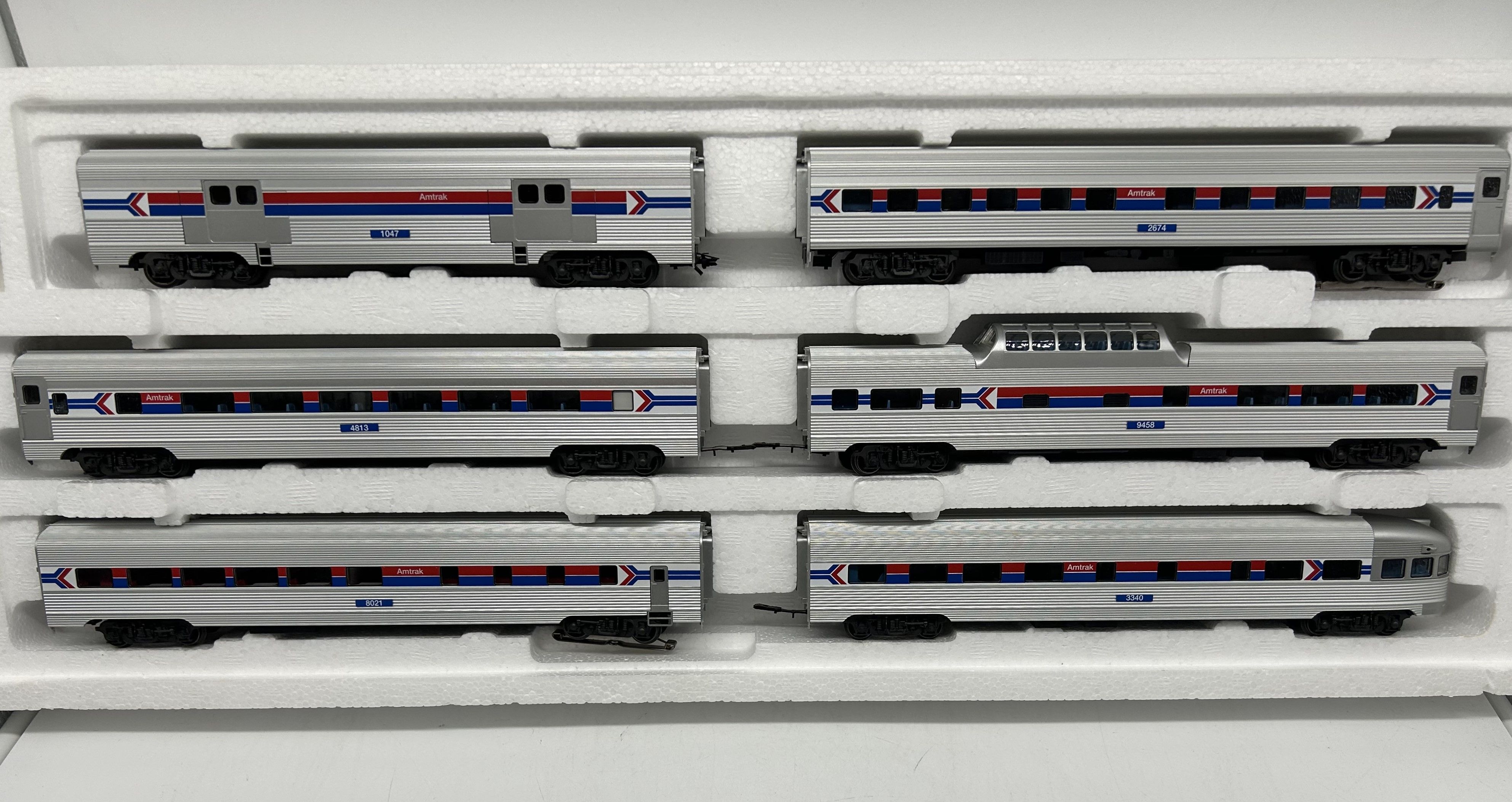 K23 Märklin 43600 Oberservation Car aus Wagenset US Expresszug Amtrak 26 cm | Condition: Gebraucht