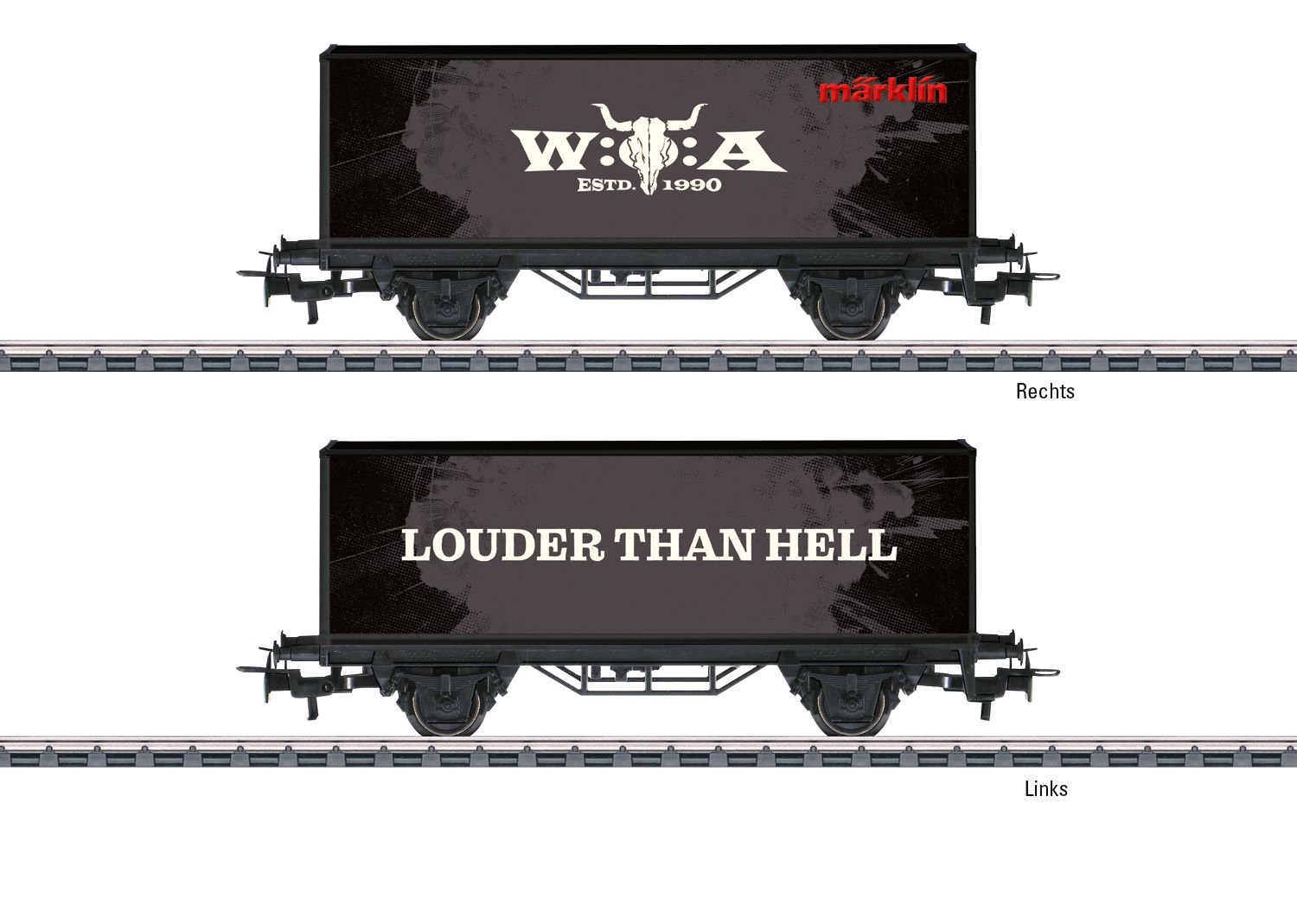 44296 Maerklin - Containerwagen W:O:A 2026 - Spur H0