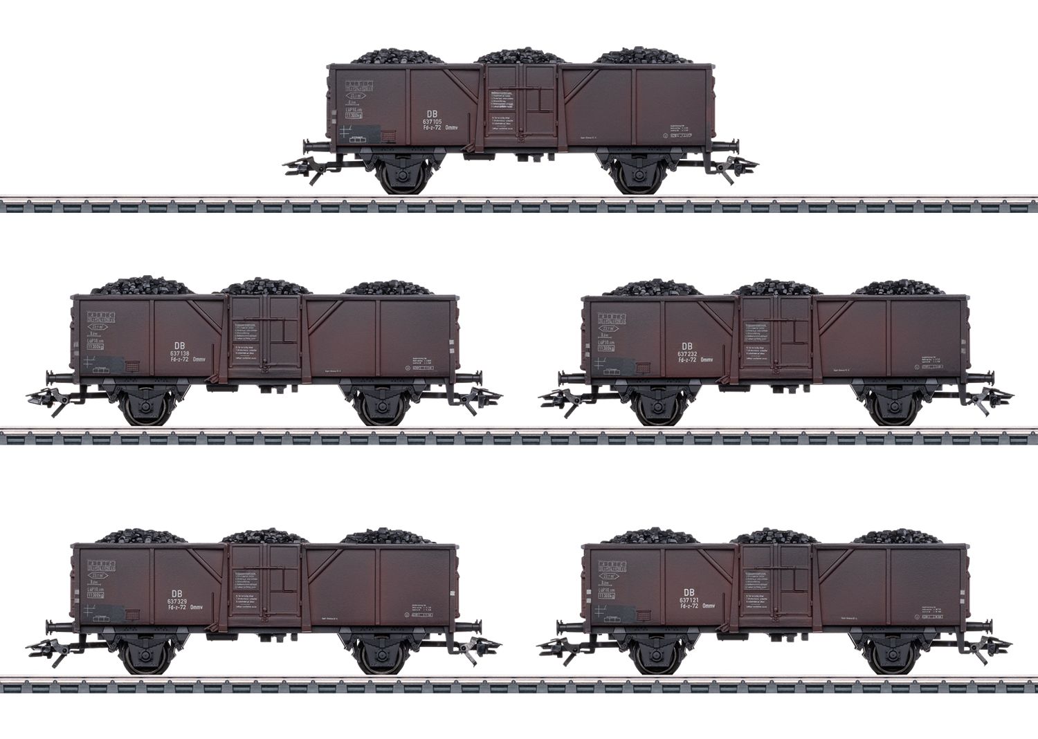 LT: III.Q.2025! Güterwagen-Set Fd-z-72 Ommv