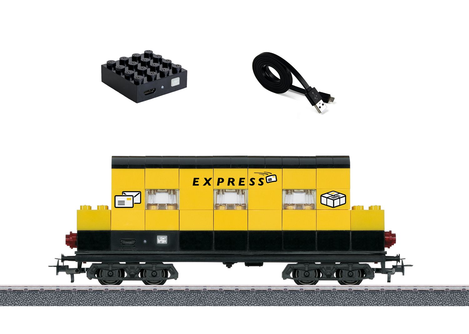 44737 Maerklin - M�rklin Start up - Baustein Postwagen - Spur H0