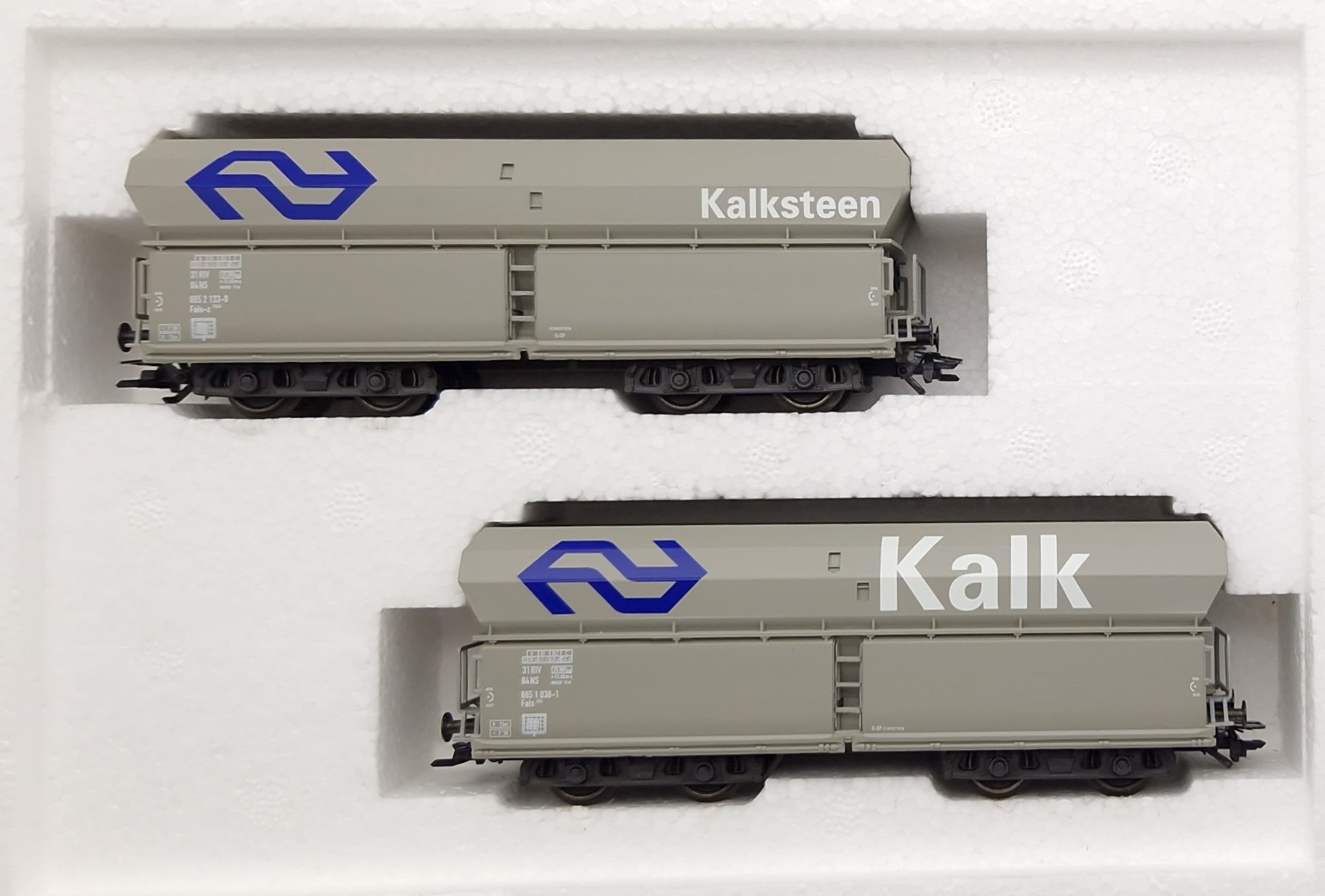 46242 Maerklin - Set Gro�raum-Kalkwagen NS Niederlande - Spur H0