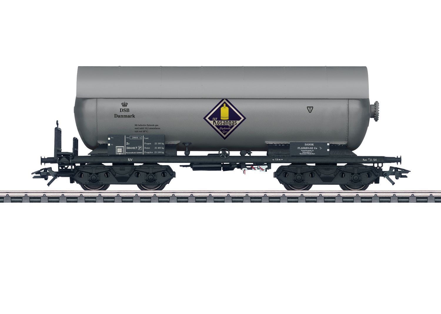 46464 Maerklin - Gaskesselwagen DSB - Spur H0