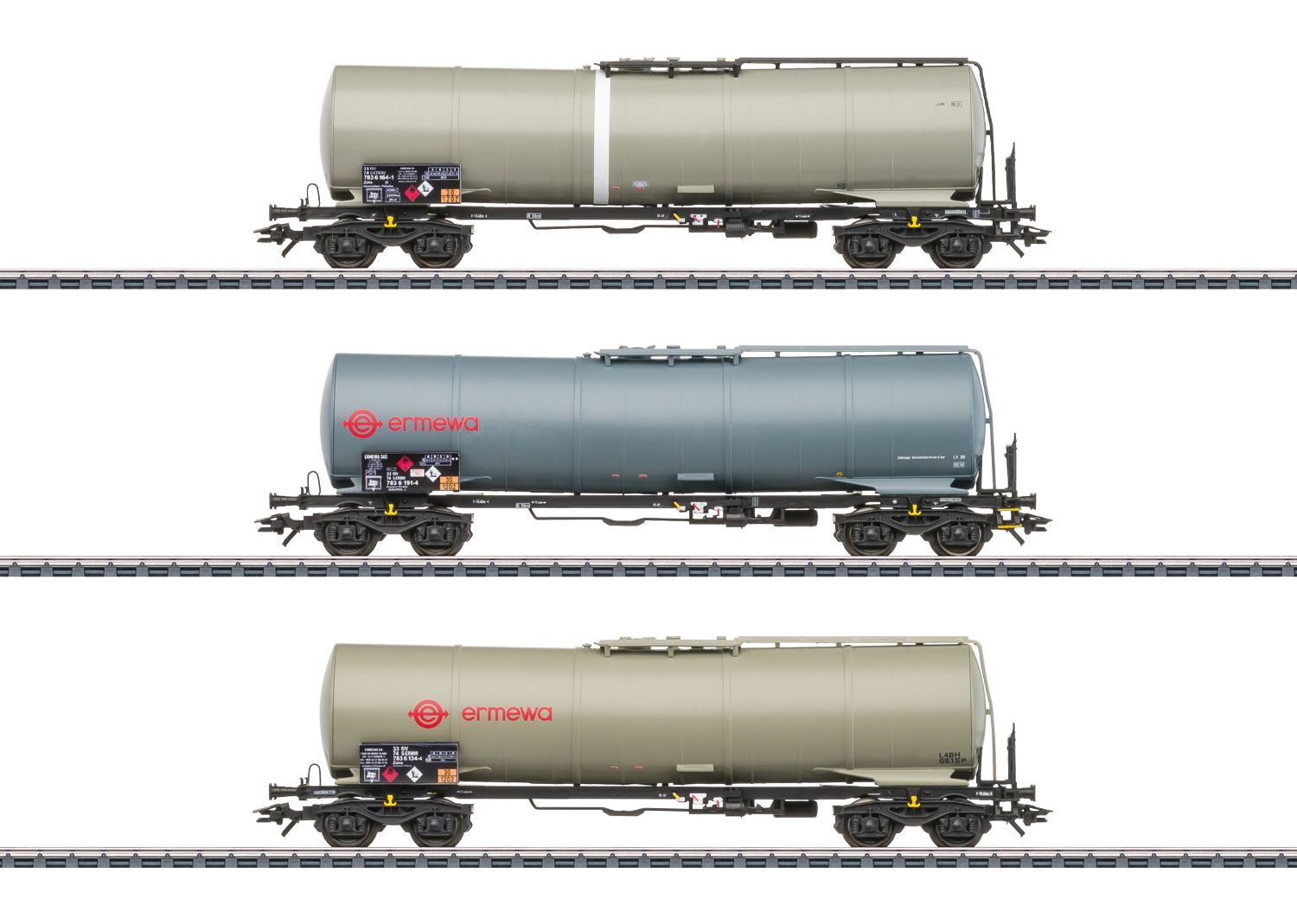 46545 Maerklin - Kesselwagen-Set, S-ERMW, VI - Spur H0